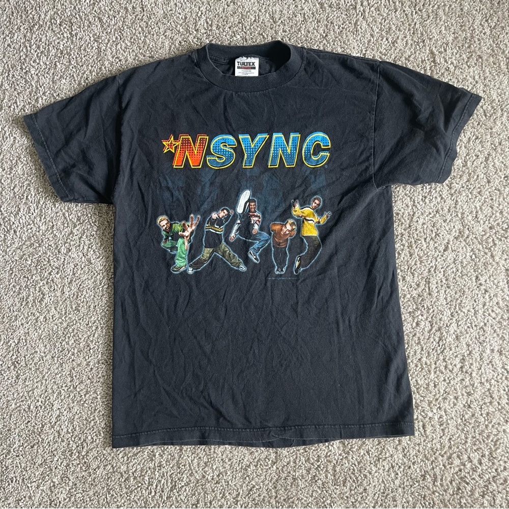 TULTEX NSYNC 1999 Short Sleeve Vintage VTG Tee T Shirt